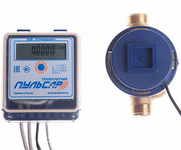Квартирный теплосчетчик с визуальным считыванием показаний