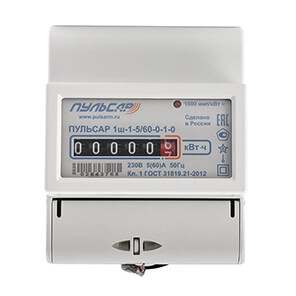Электроэнергии «Пульсар 1» с механическим индикатором 5/60 A Артикул: H00013899