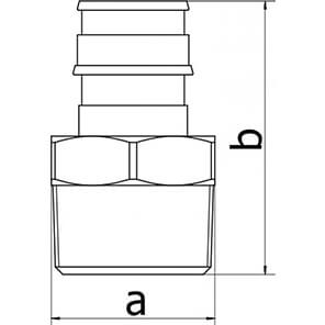 Муфта переходная с наружной резьбой