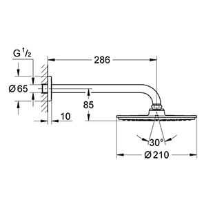 Rainshower Cosmopolitan 210 (26052000)