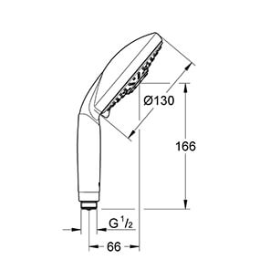 Rainshower Classic 130 (28764000)