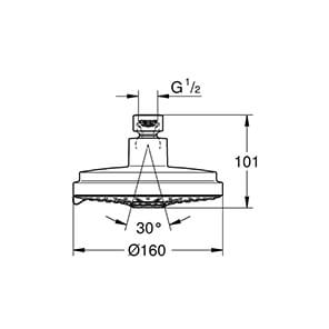 Rainshower Cosmopolitan 160 (27134000)