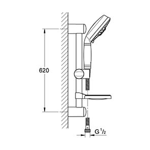 Rainshower Rustic 130 (27139000)