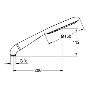 Rainshower Icon 150 (27276..0)