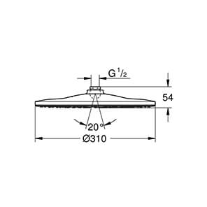 Rainshower Mono 310 (26561..0)
