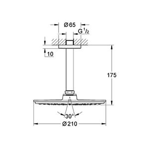 Rainshower Cosmopolitan 210 (26053..0)