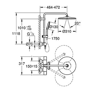 Rainshower SmartActive 310 (26647..0)
