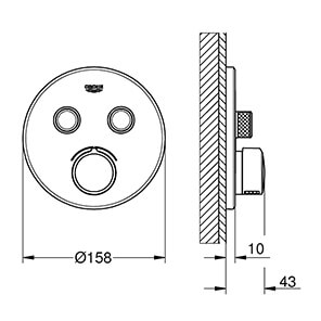 SmartControl Смеситель (29145000)