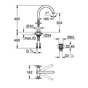 Atrio, DN 15 XL-Size (21044..3)