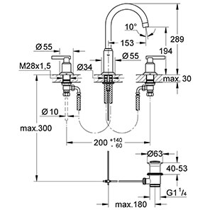 Atrio, DN 15 M-Size (20009000)