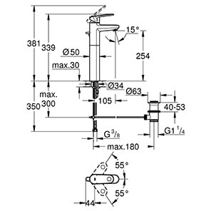 GROHE Plus DN 15XL-Size (32618002)