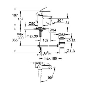 Eurostyle Cosmopolitan DN 15 S-Size (2337420E)