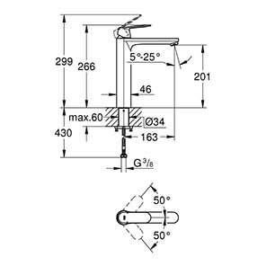 Eurosmart Cosmopolitan DN 15 XL-Size (23921000)