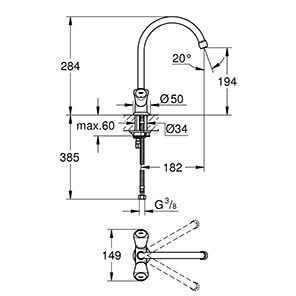 Costa S, DN 15 (31819001)