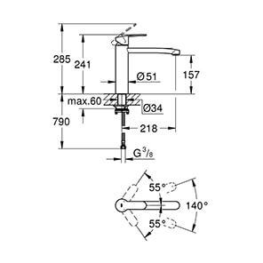 Eurostyle Cosmopolitan, DN 15 (31159002)