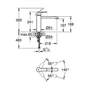 Eurostyle Cosmopolitan, DN 15 (31124002)