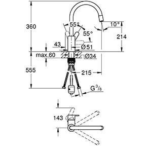 Eurostyle Cosmopolitan, DN 15 (31126004)