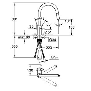 Eurosmart Cosmopolitan, DN 15 (31481001)