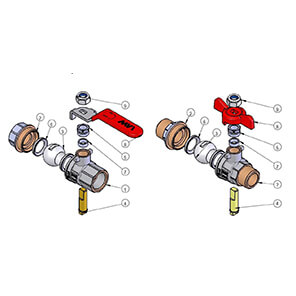 Кран MVI 1 1/2`` вн.-вн. ручка