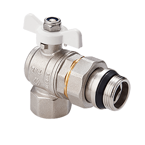 Кран-американка угловой с кольцом вн.-нар. бабочка