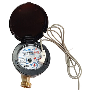 Single-jet cold water meter Pulsar Du15 pulse output, Qn=1.5 m3/h Article: H00003553