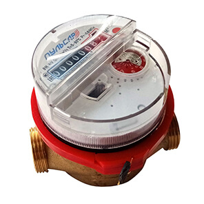 Apartment water meter DN15 without interface for modules, Qn=1.5 m3/h, L=80mm Article: Н00003302