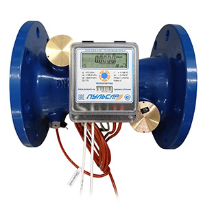 General house heat meter Du100 M-Bus + 3 imp. inlet, qp=120 m3/h, 2 pressure sensors, return, 150°C Code: H00010580
