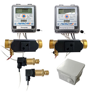 General house heat meter Du15 RS-485 + 3 imp. inlet, qp=0.6 m3/h, direct, 105°C Article: Н00012608