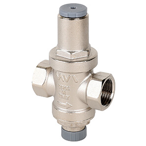Piston pressure regulator MVI with pressure gauge outlet 1/2