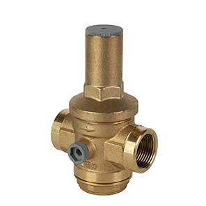 Piston pressure reducer MVI with pressure gauge outlet 1/2