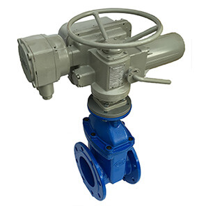 Gate valve Abradox type ABRA A40 with electric drive