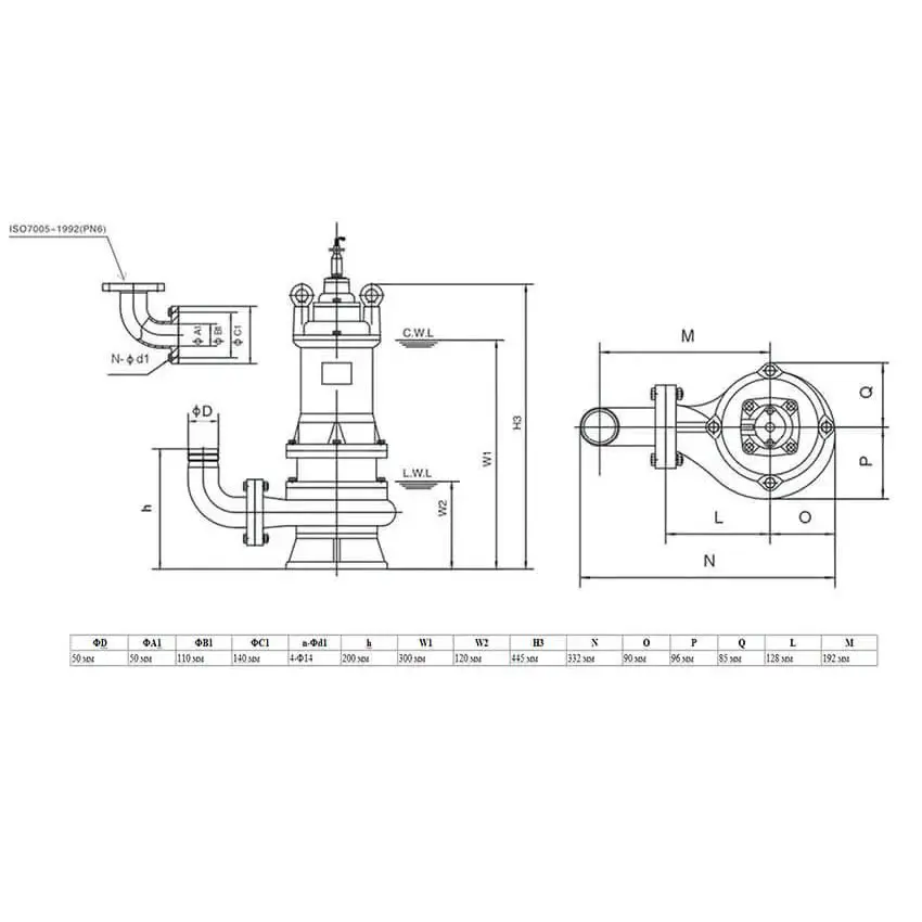 Погружной насос 200WQ400-25-45