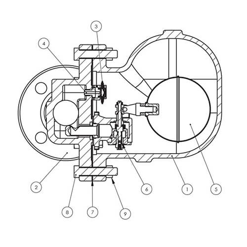 Поплавковые конденсатоотводчики АСТА ПМ221 и ПМ223 DN50