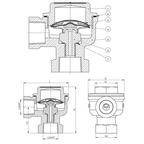 Термостатические конденсатоотводчики АСТА КТ361