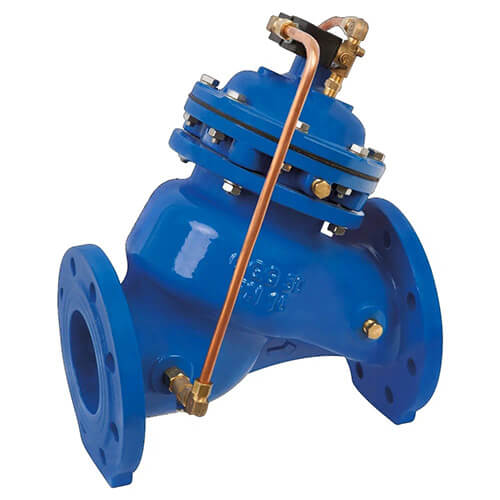 Diaphragm-plunger angle shut-off valve with electromagnetic control ASTA series P03/04