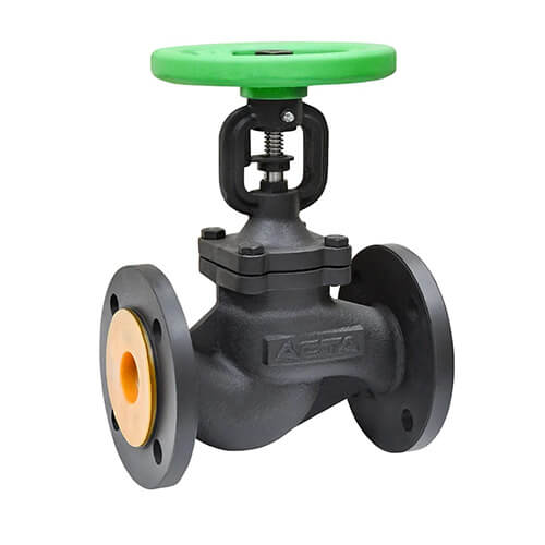 Shut-off valve with bellows seal ACTA B323