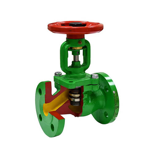 Shut-off and control valve with bellows seal ACTA series B433